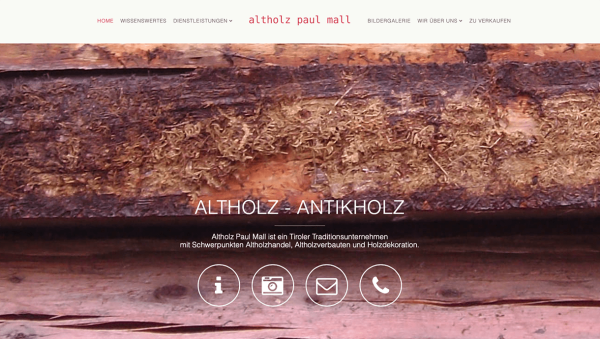 Altholz Paul Mall Website